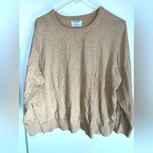 NWT Old Navy lightweight sweater light brown camel size XXL